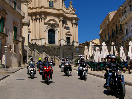 Escursione in moto