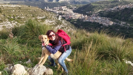 Alessia con Marley